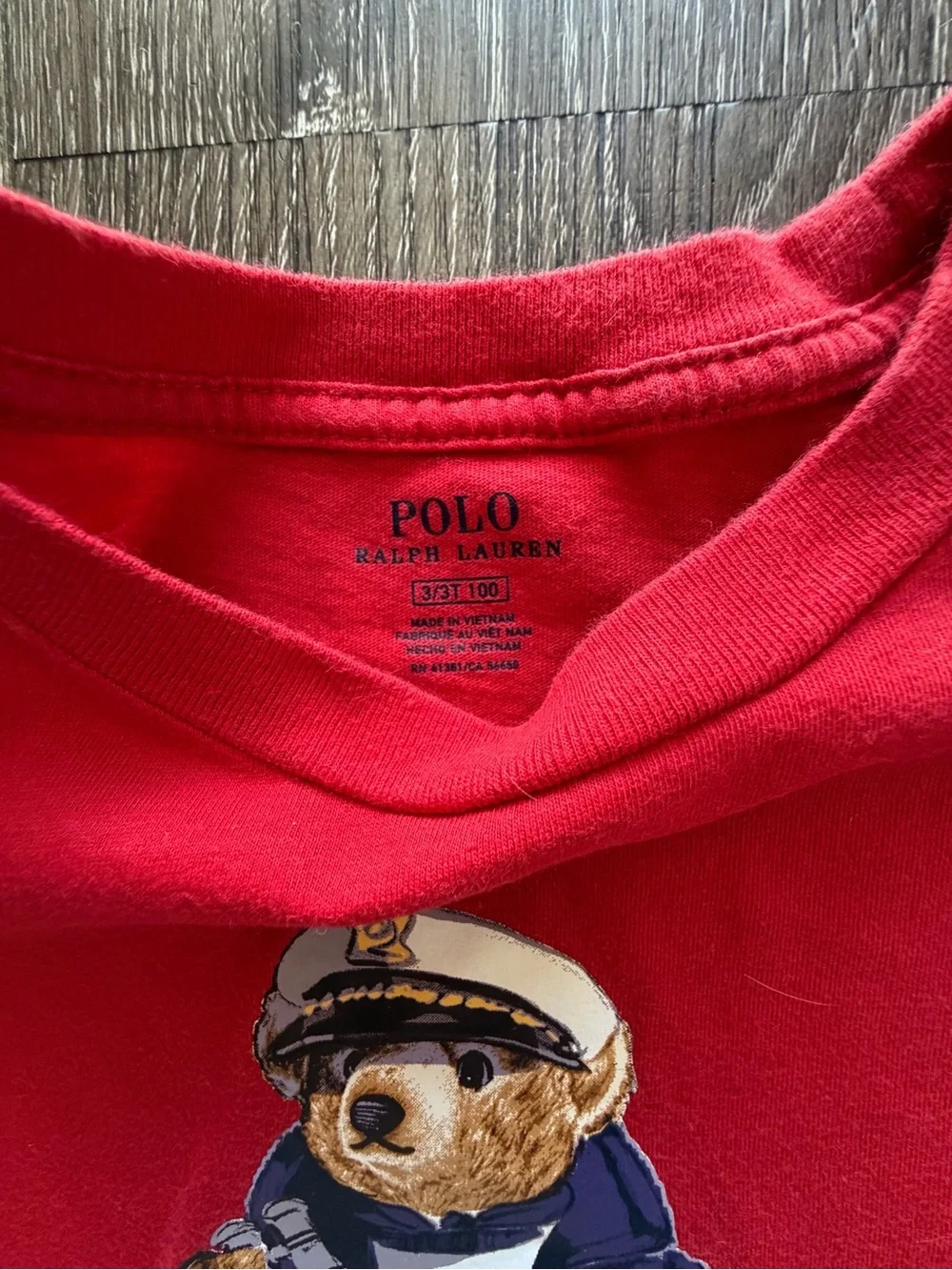 Polo Ralph Lauren bright red
